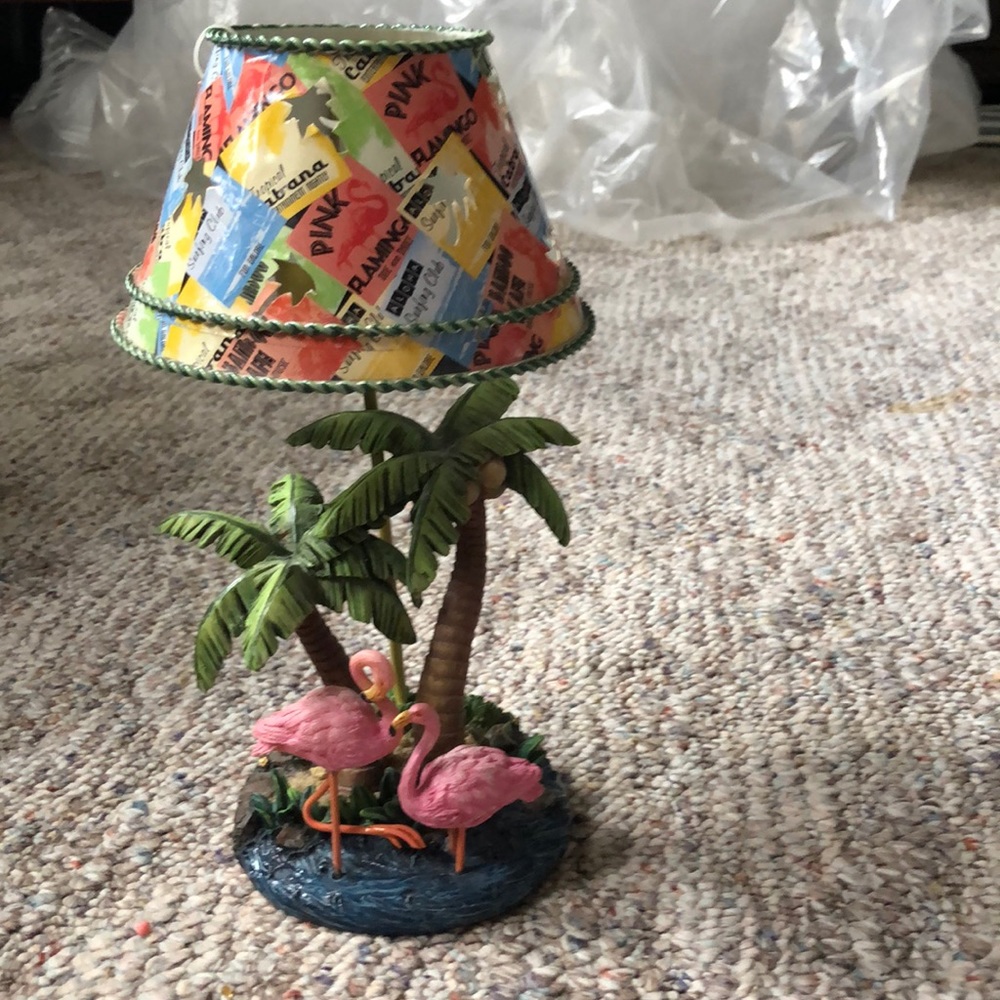 tropical candle holder